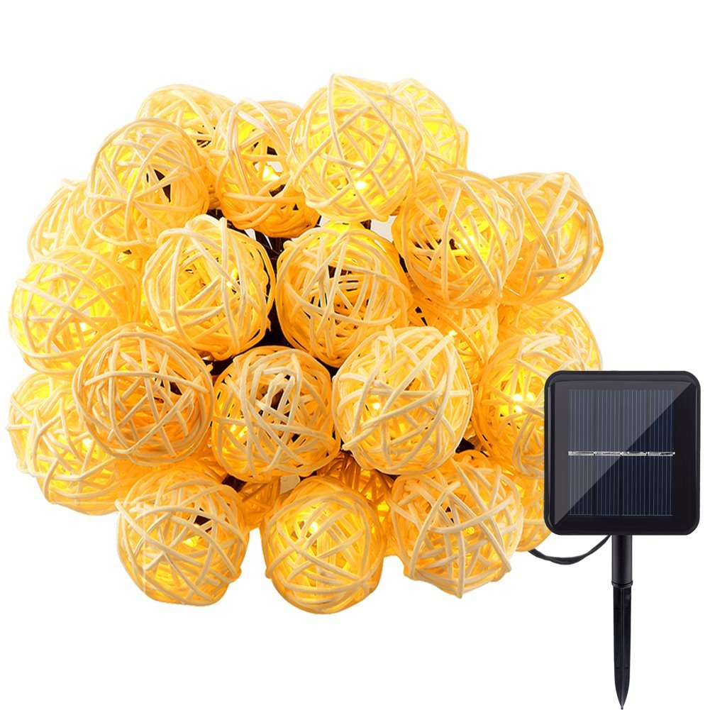 GDEALER 30LED 20ft Solar Powered Starry Fairy String Lights