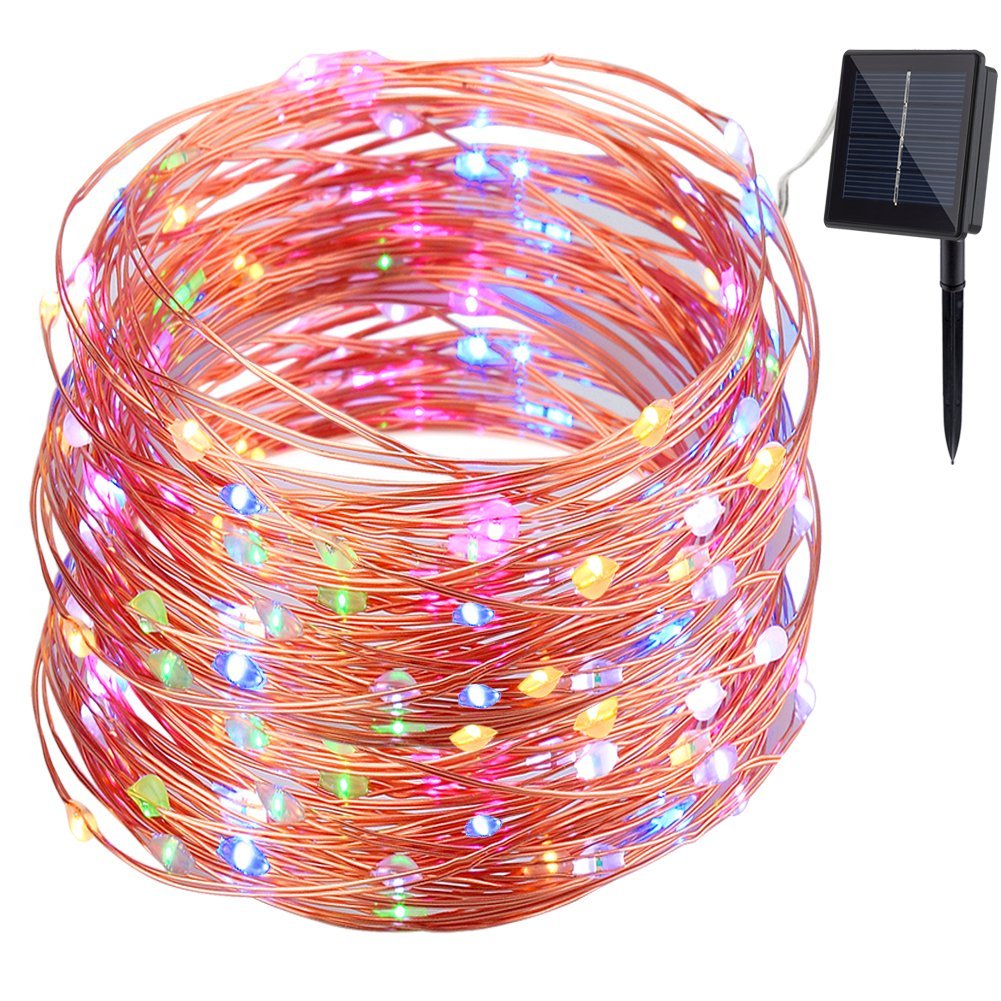 GDEALER 8 Modes 150LED 49ft String Lights with Remote Control