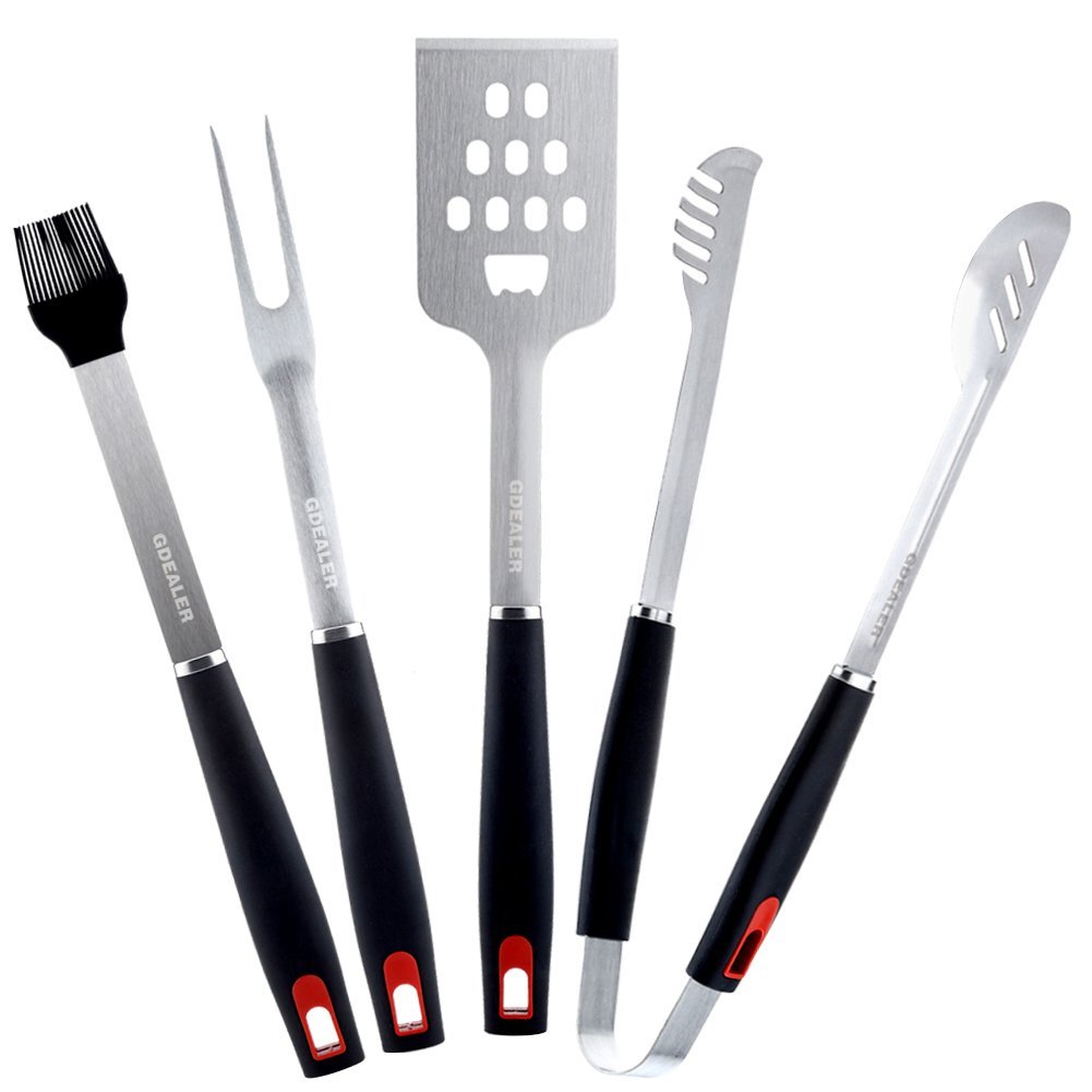 GDEALER BBQ Grill Tools Set 4 Pieces